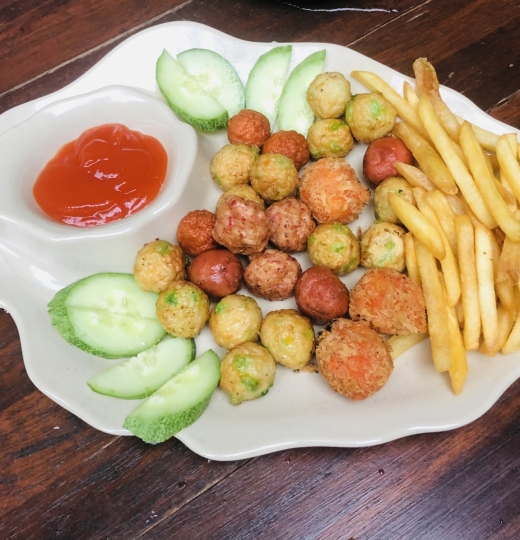 Chiên thập cẩm nhỏ