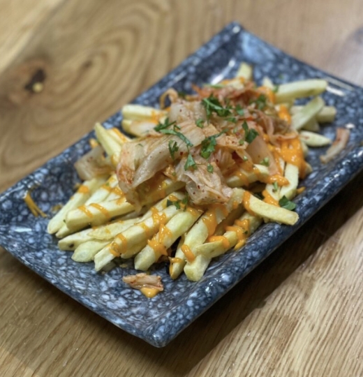 Khoai tây chiên kim chi