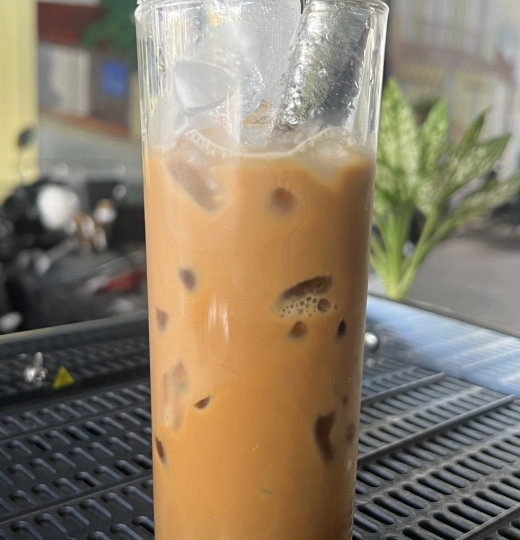 Cà phê sữa đá máy