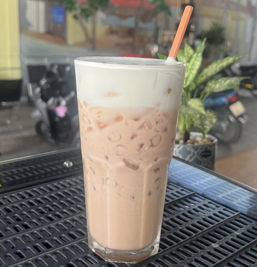Trà sữa hoa anh đào