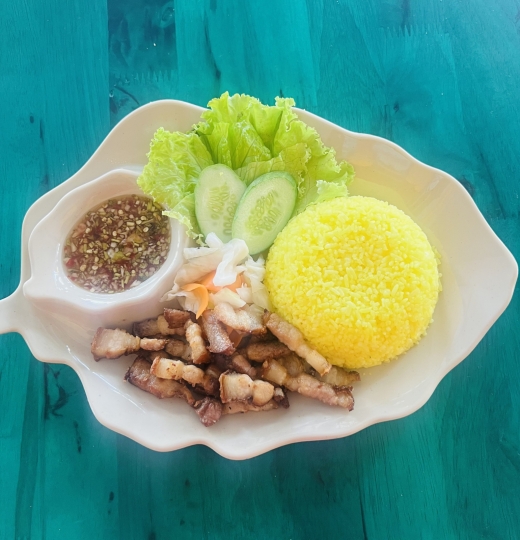 Ba chỉ chiên giòn